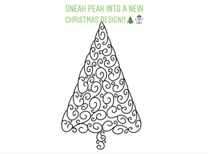 Swirl Christmas Tree - Procreate