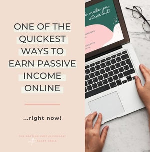 One of the quickest ways to earn passive income online...right now!