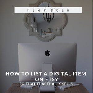 How to list a digital item on Etsy