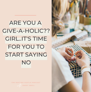 Are you a ‘Give-a-Holic’? Girl...it is time for you to start saying no!