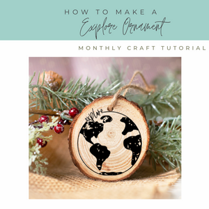 How To Make A Explore Ornament - Free SVG Included
