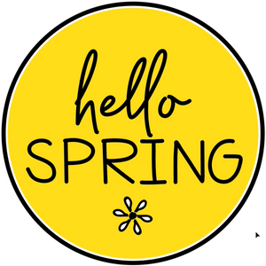 Hello Spring Sticker - Excerpt from Course